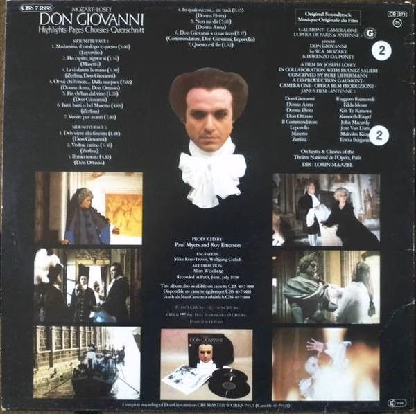 CBS CBS 73 888 - Wolfgang Amadeus Mozart, Lorin Maazel, Orchestr - Image 2