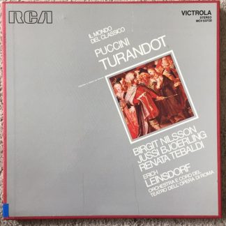 RCA Victrola MCV 537 - Giacomo Puccini, Birgit Nilsson, Jussi Bj