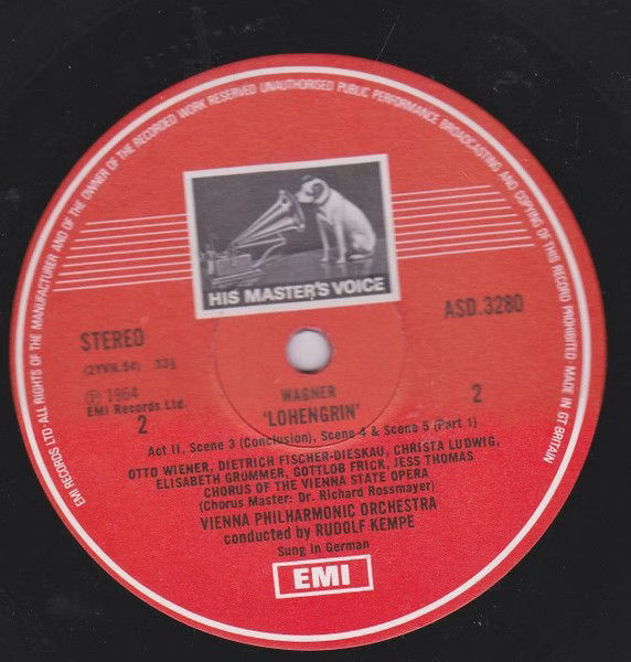 His Master's Voice SLS 5071 - Richard Wagner, Rudolf Kempe, Wien - Image 10