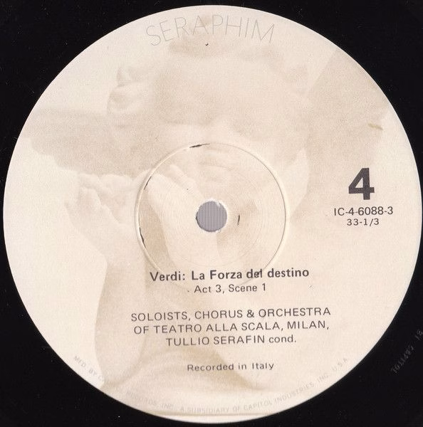 Seraphim IC-6088 - Giuseppe Verdi, Maria Callas, Richard Tucker - Image 8