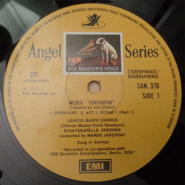 His Master's Voice SLS 983 - Carl Maria Von Weber, Jessye Norman - Image 4
