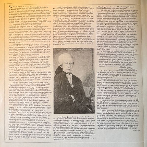 CBS Masterworks 79322 - Wolfgang Amadeus Mozart, Juilliard Strin - Image 10
