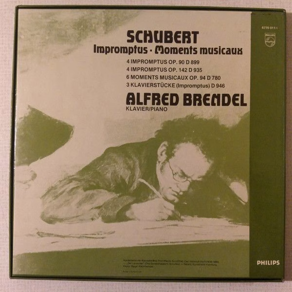 Philips Classics 6770 011 - Franz Schubert, Alfred Brendel - Imp - Image 2