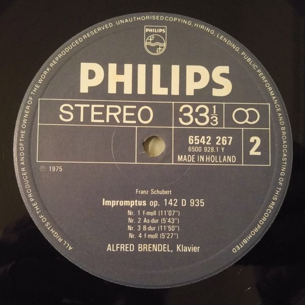 Philips Classics 6770 011 - Franz Schubert, Alfred Brendel - Imp - Image 6