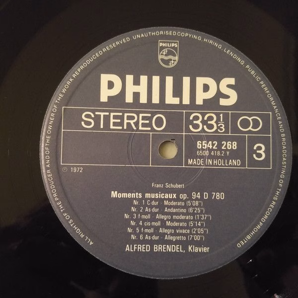 Philips Classics 6770 011 - Franz Schubert, Alfred Brendel - Imp - Image 7