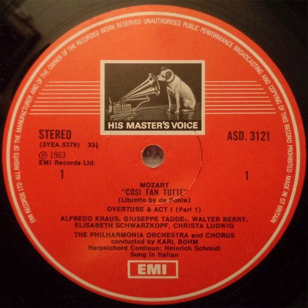 His Master's Voice SLS 5028 - Wolfgang Amadeus Mozart, Elisabeth - Image 2