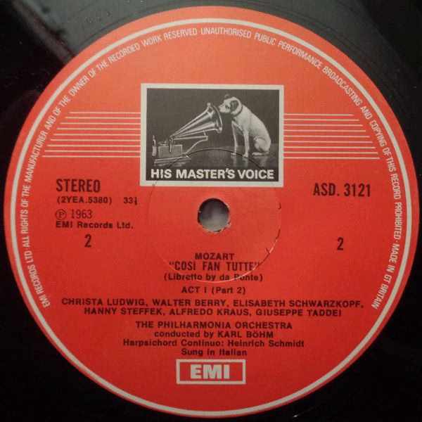 His Master's Voice SLS 5028 - Wolfgang Amadeus Mozart, Elisabeth - Image 3