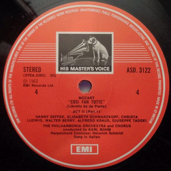 His Master's Voice SLS 5028 - Wolfgang Amadeus Mozart, Elisabeth - Image 5