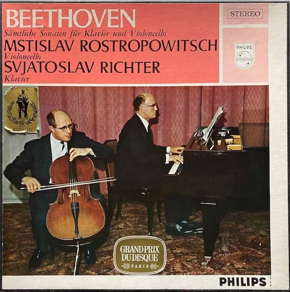 Philips 835 182/83 AY - Ludwig van Beethoven, Mstislav Rostropov