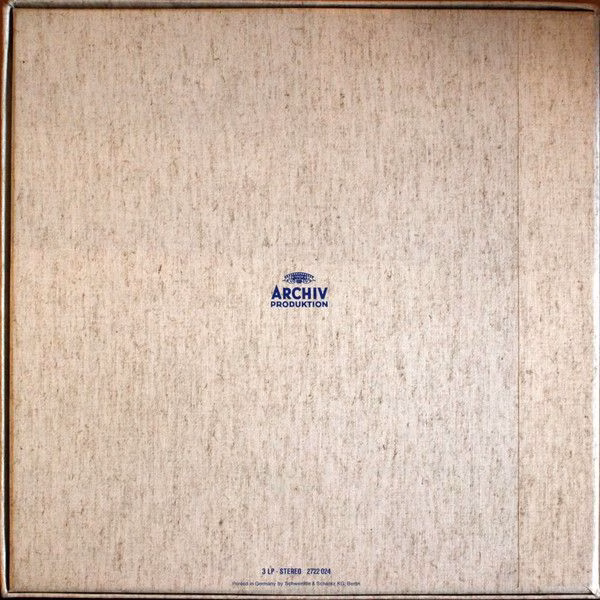 Archiv Produktion 2722 024 - Johann Sebastian Bach, Gundula Jano - Image 2