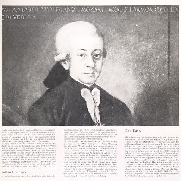 Philips 6747 308 - Wolfgang Amadeus Mozart, Arthur Grumiaux, Arr - Image 9