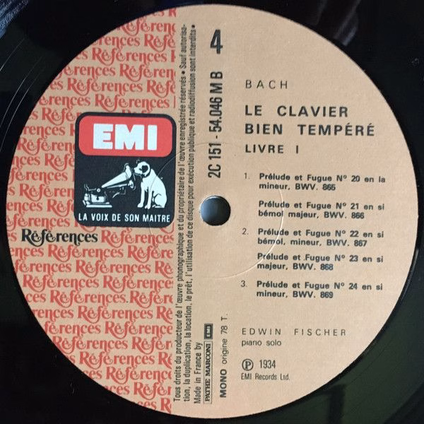 La Voix De Son Maître 2C 151-54045/9 - Johann Sebastian Bach, Ed - Image 6