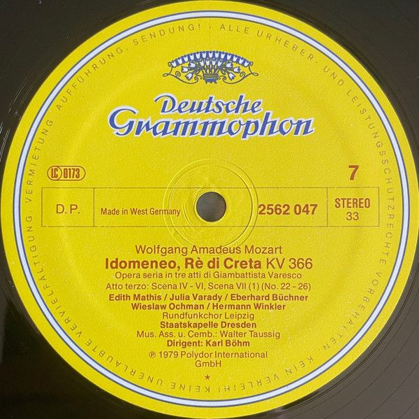 Deutsche Grammophon 2740 202 - Wolfgang Amadeus Mozart, Karl Böh - Image 9