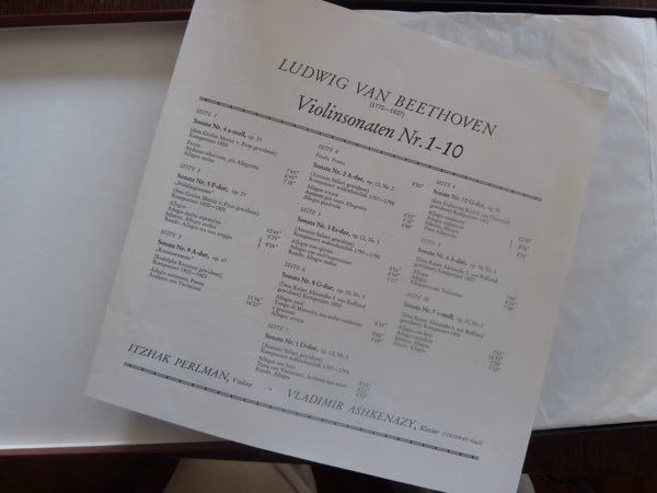 DECCA 6.35354 FX - Ludwig Van Beethoven, Itzhak Perlman, Vladimi - Image 14