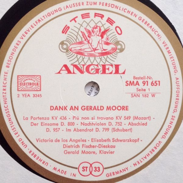 Angel Records SMA 91651/52 - Gerald Moore, Dietrich Fischer-Dies - Image 7