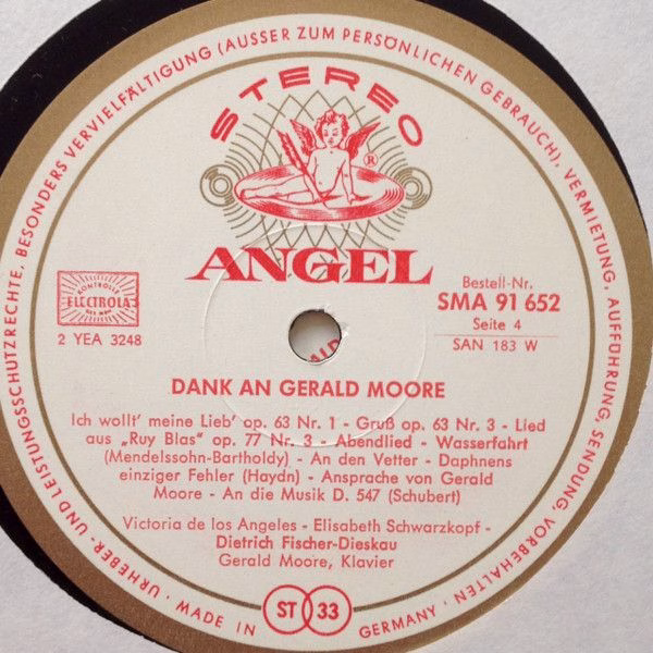 Angel Records SMA 91651/52 - Gerald Moore, Dietrich Fischer-Dies - Image 8