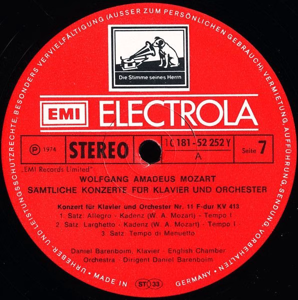 Die Stimme Seines Herrn 1C 181-52 249/60 Y - Wolfgang Amadeus Mo - Image 8
