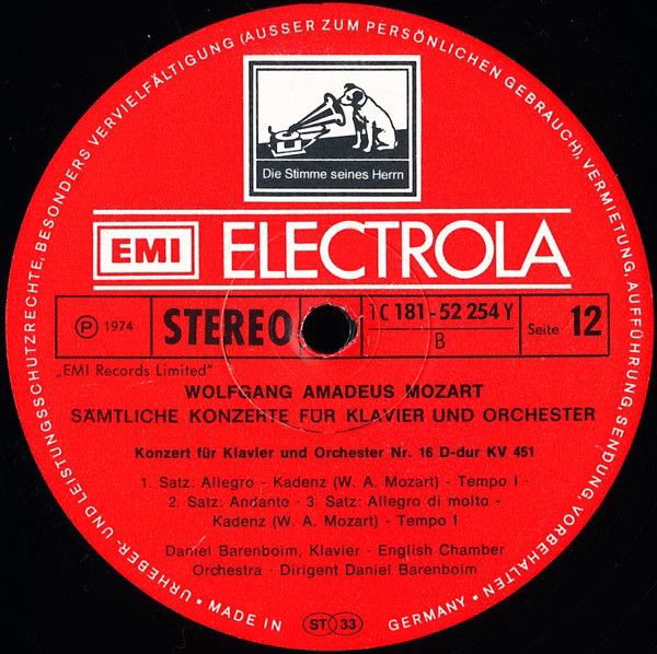 Die Stimme Seines Herrn 1C 181-52 249/60 Y - Wolfgang Amadeus Mo - Image 13