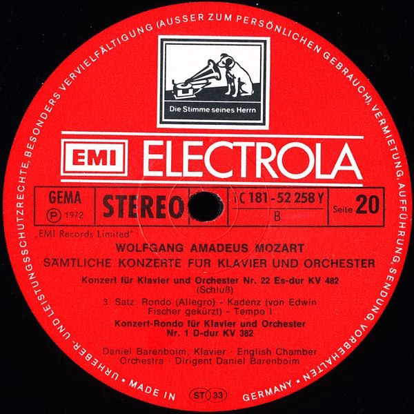 Die Stimme Seines Herrn 1C 181-52 249/60 Y - Wolfgang Amadeus Mo - Image 21
