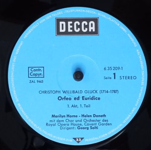 DECCA 6.35 209 - Christoph Willibald Gluck, Marilyn Horne, Pilar - Image 6