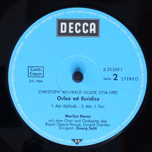 DECCA 6.35 209 - Christoph Willibald Gluck, Marilyn Horne, Pilar - Image 7