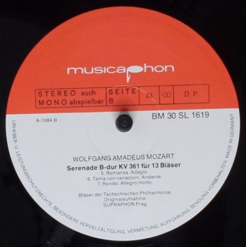 Musicaphon BM 30 SL 1619 - Wolfgang Amadeus Mozart, Czech Philha - Image 4