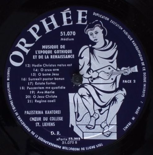 Orphée (2) 51.070 - Palestrina-Kantorei, Het Knapenkoor Van Het - Image 4