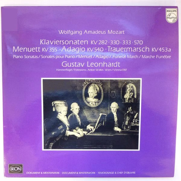 Philips 6775 002 - Wolfgang Amadeus Mozart, Gustav Leonhardt - K