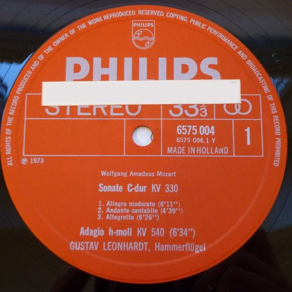 Philips 6775 002 - Wolfgang Amadeus Mozart, Gustav Leonhardt - K - Image 5