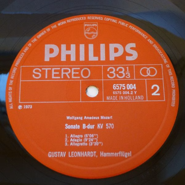 Philips 6775 002 - Wolfgang Amadeus Mozart, Gustav Leonhardt - K - Image 6