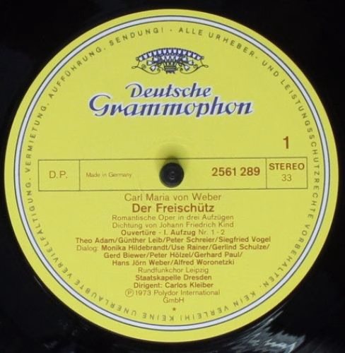 Deutsche Grammophon 2720 071 - Carl Maria von Weber, Gundula Jan - Image 6