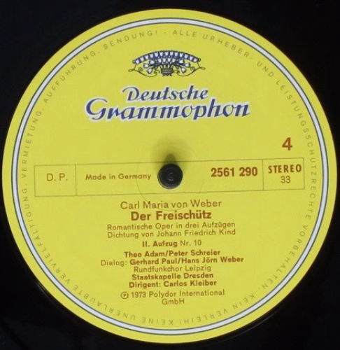 Deutsche Grammophon 2720 071 - Carl Maria von Weber, Gundula Jan - Image 9