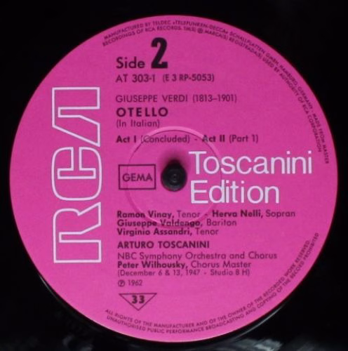 RCA AT 303 - Giuseppe Verdi, Herva Nelli, Giuseppe Valdengo, Ram - Image 5