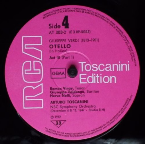 RCA AT 303 - Giuseppe Verdi, Herva Nelli, Giuseppe Valdengo, Ram - Image 7