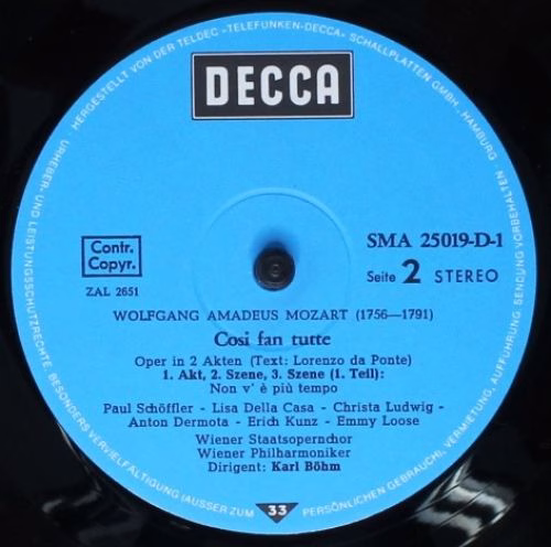 DECCA 6.35102 EK - Wolfgang Amadeus Mozart, Lisa Della Casa, Chr - Image 5