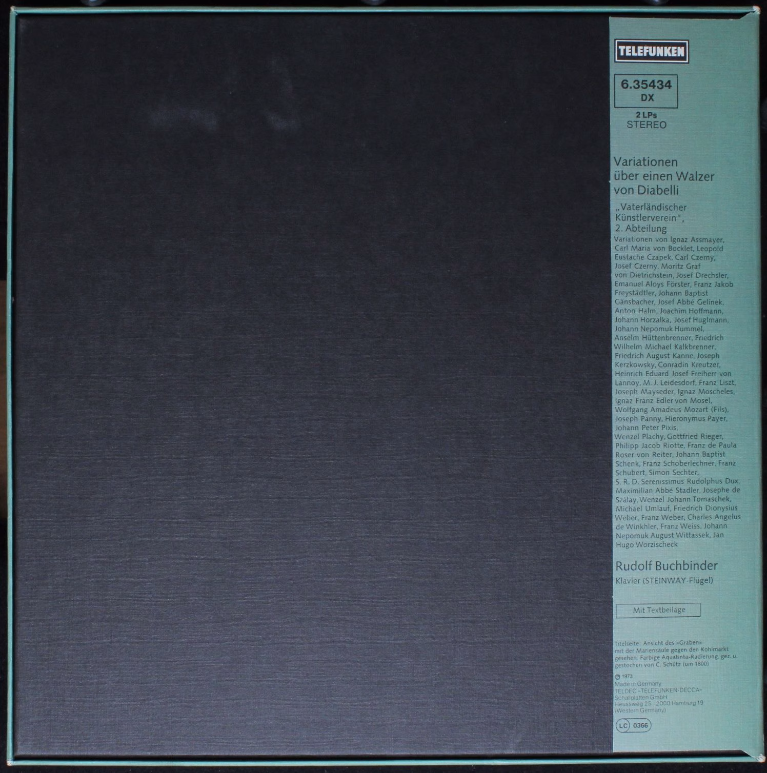 Telefunken 6.35434 DX - Anton Diabelli, Rudolf Buchbinder - Vari - Image 2