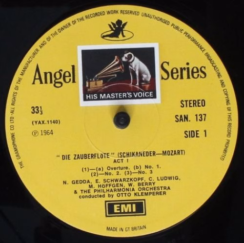 His Master's Voice SLS 912-3 - Wolfgang Amadeus Mozart, Nicolai - Image 4