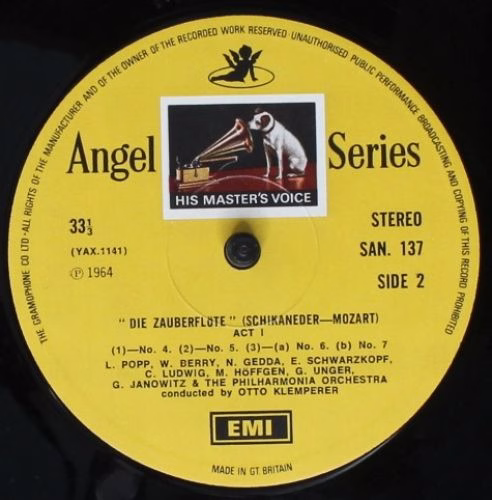 His Master's Voice SLS 912-3 - Wolfgang Amadeus Mozart, Nicolai - Image 5