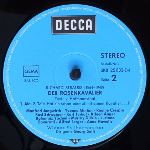 DECCA SKB 25 032-D/1-4 - Richard Strauss, Régine Crespin, Yvonne - Image 6