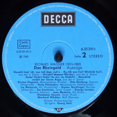 DECCA 6.35291 EX - Richard Wagner, Wiener Philharmoniker, Georg - Image 6