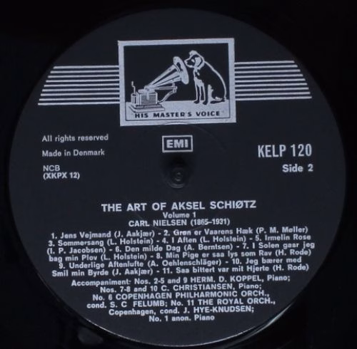 His Master's Voice KELP 120 - C.E.F. Weyse, Carl Nielsen, Aksel - Image 4