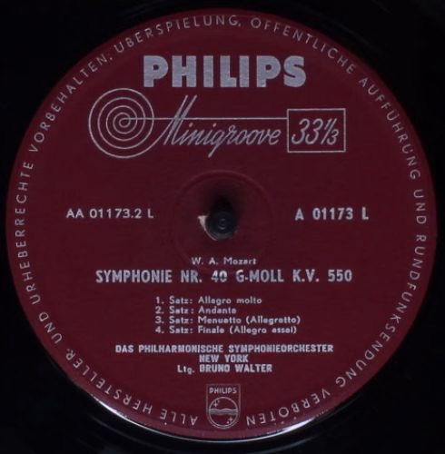 Philips A 01173 L - Wolfgang Amadeus Mozart, Bruno Walter, Philh - Image 4