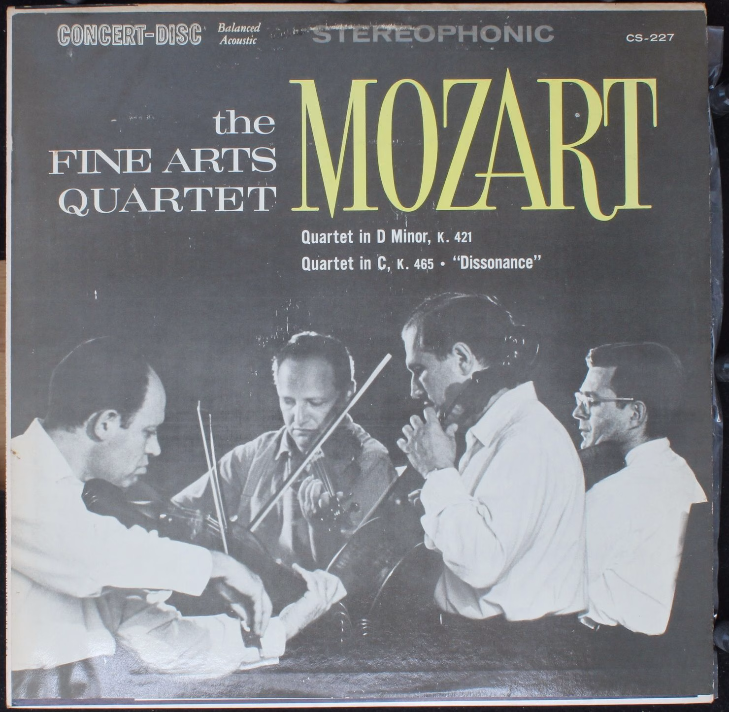 Concert-Disc CS-227 - Wolfgang Amadeus Mozart, The Fine Arts Qua