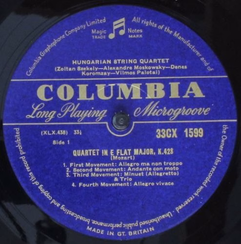 Columbia 33CX 1599 - Wolfgang Amadeus Mozart, The Hungarian Quar - Image 3
