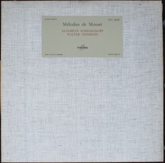 Columbia FCX 30248 - Wolfgang Amadeus Mozart, Elisabeth Schwarzk