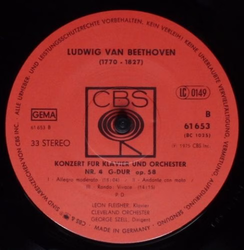 CBS 61 653 - Wolfgang Amadeus Mozart, Ludwig van Beethoven, Leon - Image 4