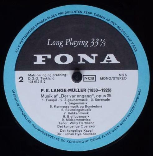 FONA FONALPS 5 - Daniel Friedrich Rudolph Kuhlau, Peter Erasmus - Image 4