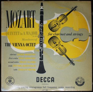 DECCA LXT 5032 - Wolfgang Amadeus Mozart, Mitglieder Des Wiener