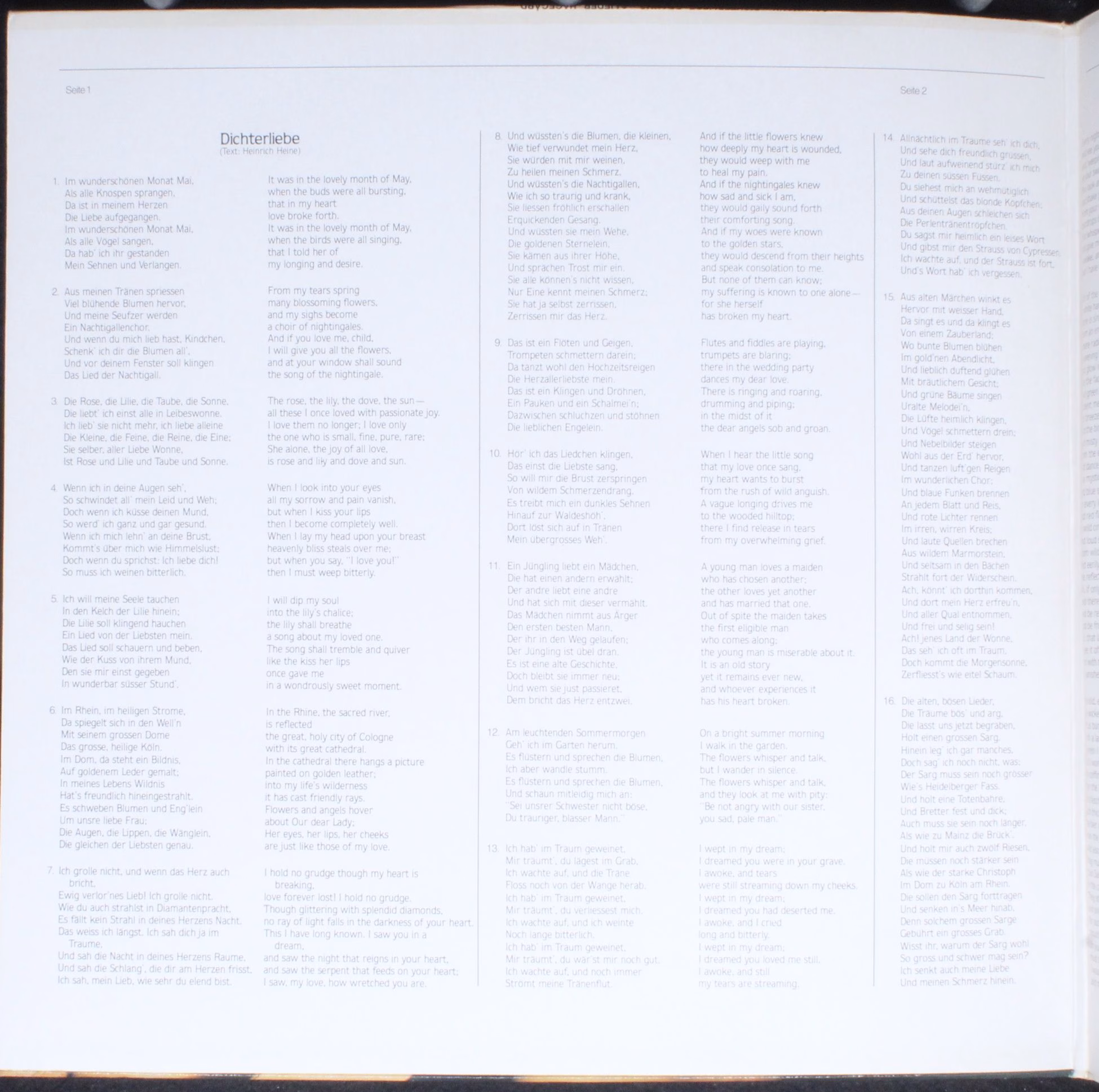 RCA Red Seal RL 14523 - Håkan Hagegård, Robert Schumann, Johanne - Image 3