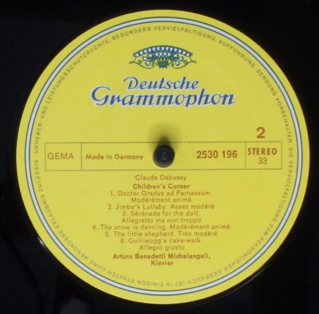 Deutsche Grammophon 2530 196 - Claude Debussy, Arturo Benedetti - Image 6